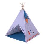 Tenda per bambini Dreamcatcher Grigio - Materiale sintetico - Legno massello - 120 x 150 x 120 cm