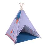 Tenda per bambini Dreamcatcher Grigio - Materiale sintetico - Legno massello - 120 x 150 x 120 cm