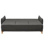 Schlafsofa Rutherford Webstoff Denga / Microfaser Laci: Graphit / Silber