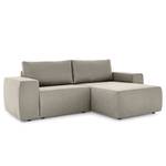 Ecksofa Looks I Webstoff Bona: Stahl