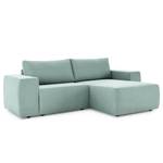 Ecksofa Looks I Webstoff Glaw: Stahlblau