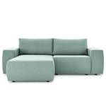 Ecksofa Looks I Webstoff Glaw: Stahlblau