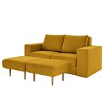 Sofa Looks-V1 (2-Sitzer) Microfaser Marta: Senfgelb - Breite: 192 cm