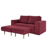 Sofa Looks-V1 (2-Sitzer) Microfaser Marta: Bordeaux - Breite: 192 cm