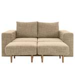 Sofa Looks-V1 (2-Sitzer) Webstoff Folmar: Hellbraun - Breite: 192 cm