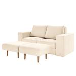 Sofa Looks-V1 (2-Sitzer) Microfaser Marta: Creme - Breite: 192 cm