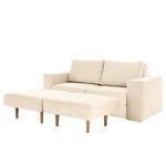 Sofa Looks-V1 (2-Sitzer) Microfaser Marta: Creme - Breite: 212 cm