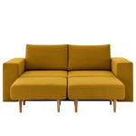 Sofa Looks-V1 (2-Sitzer) Microfaser Marta: Senfgelb - Breite: 212 cm