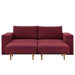 Sofa Looks-V1 (3-Sitzer) Microfaser Marta: Bordeaux