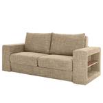 Sofa Looks V-2 (2-Sitzer) Webstoff Folmar: Hellbraun - Breite: 212 cm