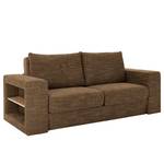 Sofa Looks V-2 (2-Sitzer) Webstoff Folmar: Braun - Breite: 212 cm