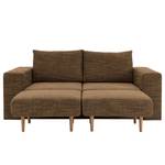 Sofa Looks V-2 (2-Sitzer) Webstoff Folmar: Braun - Breite: 212 cm