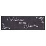 Paillasson Welcome to my Garden Polyamide - Gris