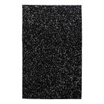 Tapis en peau Glorious Peau de vache / Laine - Noir