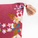 Sierkussen Embroidery Blossom katoen/polyester - meerdere kleuren