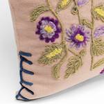 Cuscino Embroidery Violet Cotone / Poliestere - Multicolore