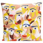 Coussin Artistic Faces Polyester - Multicolore