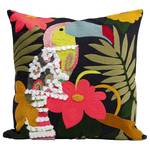 Coussin toucan Tissu mélangé - Multicolore