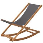 Chaise de jardin TIMEOUT Partiellement en acacia massif - Gris