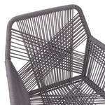 Chaise de jardin CORDEE Acier / Polypropylène - Gris foncé