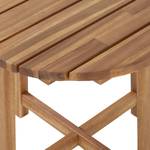 Table de jardin MIDTOWN I Partiellement en acacia massif - Naturel