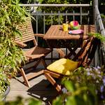 Table de jardin SOMERSET Partiellement en acacia massif - Marron