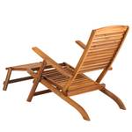 Chaise longue WEEKENDER Partiellement en acacia massif / Acier - Marron