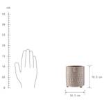 Pot de fleur avec visage ETHNO Porcelaine - Diamètre : 10 cm