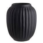 Vase LIV Porzellan - Schwarz - Höhe: 20 cm