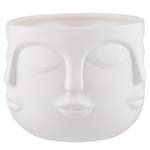 Pot de fleur Visages ARTIST Dolomite - Blanc