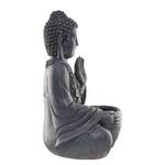 Statue mit Blumentopf BUDDHA Magnesia - Dunkelgrau