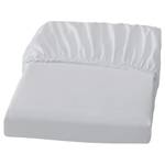 Drap-housse en jersey élastique Coton / Élasthanne - Argenté - 180-200 x 200-220 cm