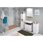 Meuble sous lavabo Quickset 947 Blanc / Imitation chêne Riviera