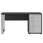 Bureau Homebase II Imitation frêne noir