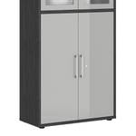 Aktenschrank Homebase VII Esche Schwarz Dekor