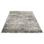 Laagpolig vloerkleed Saragossa polypropeen/polyester - Donkergrijs/lichtgrijs - 120 x 170 cm