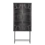 Credenza con vetrina Rustique Metallo - Nero anticato