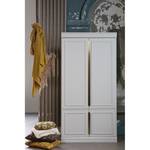 Armoire à vêtements Scudo Pin massif - Pin blanc