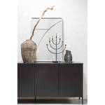 Sideboard Woodrow I Kiefer massiv - Schwarz