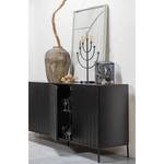 Dressoir Woodrow I massief grenenhout - Zwart