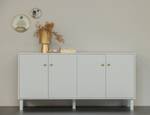 Enfilade Rimas Pin massif - Gris clair