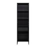 Schrank Woodrow Kiefer massiv - Schwarz