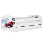 Kinderbed Babydreams Raceauto 80 x 160cm - Met lattenbodem & matras