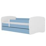 Lit enfant Babydreams Basic Bleu clair - 80 x 160cm - Avec sommier à lattes & matelas