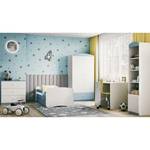 Lit enfant Babydreams Basic Bleu clair - 80 x 160cm - Avec sommier à lattes & matelas