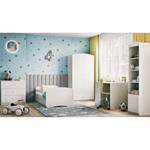 Kinderbett Babydreams Basic Weiß - 80 x 160cm - Mit Lattenrost & Matratze