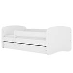 Lit enfant Babydreams Basic Blanc - 80 x 180 cm - Avec sommier à lattes & matelas