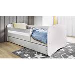 Lit enfant Babydreams Basic Blanc - 80 x 180 cm - Avec sommier à lattes & matelas