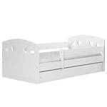 Kinderbed Julia Wit - 80 x 160cm - Met lattenbodem