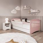 Kinderbed Classic I Roze - 80 x 180 cm - Met lattenbodem